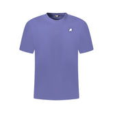 Blue Cotton Men T-Shirt